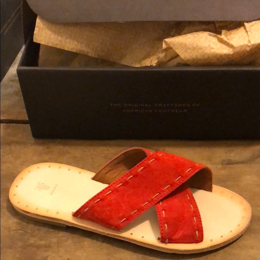 ๐ SOLD ๐ Frye Avery Pickstitch Sandal - Picture 2 of 7